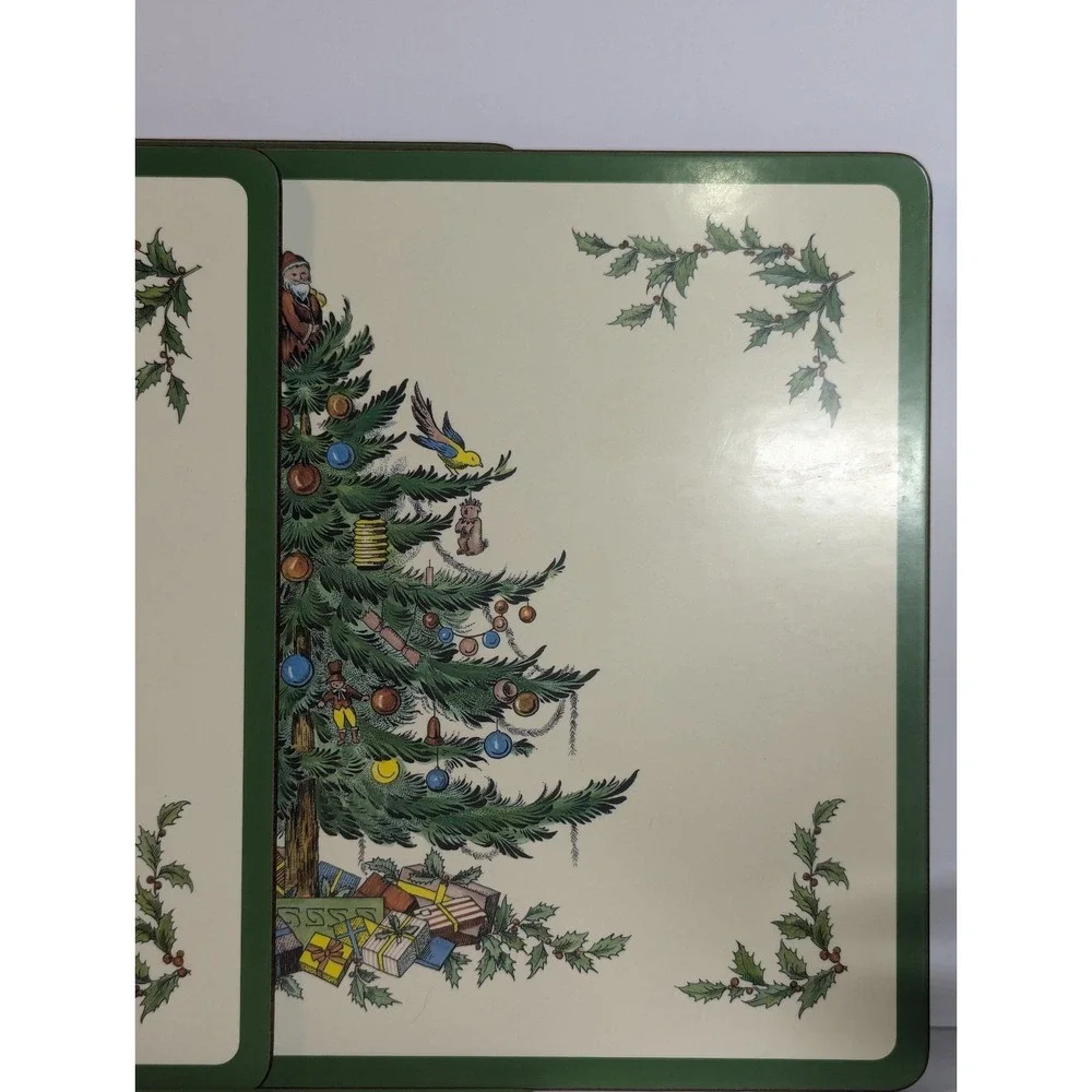 Spode‎ Acrylic Finish Christmas Placemats Set of 4